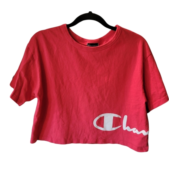 Champion Tops - 🌻3/$20 Champion cropped slouchy logo tee